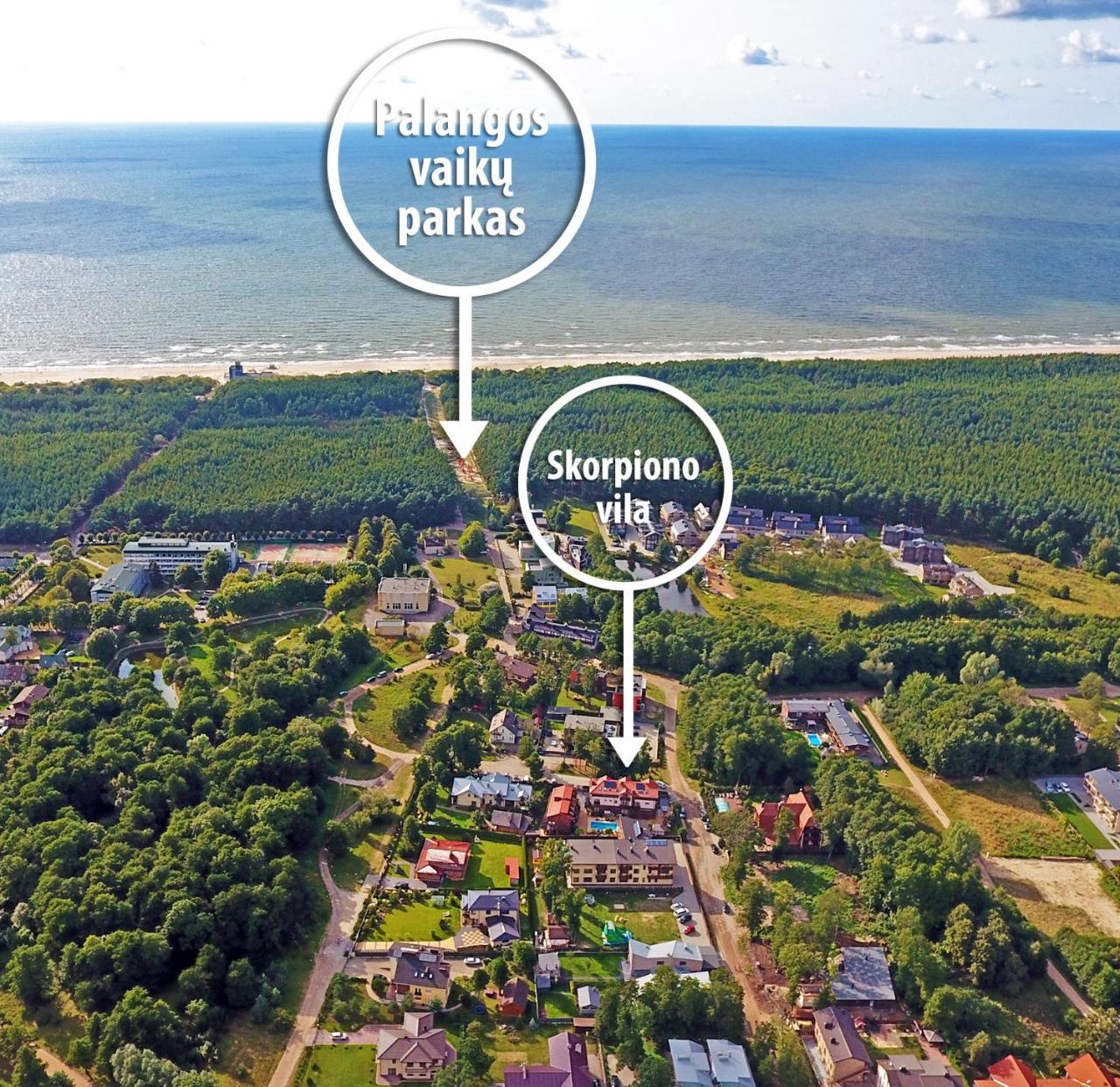 Skorpiono Vila Połąga Zewnętrze zdjęcie